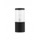 Black Aluminium & Acrylic LED E27 1x12 Watt 220-240 Volt IP54 Bulb Excluded D: 9 W: 14.1 H: 21 cm 