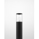 Black Aluminium & Acrylic LED E27 1x12 Watt 220-240 Volt IP54 Bulb Excluded D: 9 H: 50 cm 