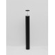 Black Aluminium & Acrylic LED E27 1x12 Watt 220-240 Volt IP54 Bulb Excluded D: 9 H: 90 cm 
