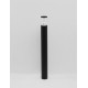 Black Aluminium & Acrylic LED E27 1x12 Watt 220-240 Volt IP54 Bulb Excluded D: 9 H: 90 cm 