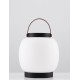 Black Aluminium & Acrylic LED 2 Watt 200Lm 3000K 3,7 Volt Beam Angle 306º IP54 Switch On/Off / USB Wire D: 16 W: 16 H: 22.8 cm 