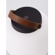 Black Aluminium & Acrylic LED 2 Watt 200Lm 3000K 3,7 Volt Beam Angle 306º IP54 Switch On/Off / USB Wire D: 16 W: 16 H: 22.8 cm 