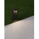 Black Aluminium & Clear Glass LED 8.5 Watt 470Lm 3000K 200-240 Volt Beam Angle 55º IP54 D: 9 H: 25 cm 