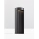 Black Aluminium & Clear Glass LED 8.5 Watt 470Lm 3000K 200-240 Volt Beam Angle 55º IP54 D: 9 H: 25 cm 