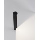 Black Aluminium & Clear Glass LED 8.5 Watt 470Lm 3000K 200-240 Volt Beam Angle 55º IP54 D: 9 H: 65 cm 