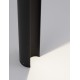 Black Aluminium & Clear Glass LED 8.5 Watt 470Lm 3000K 200-240 Volt Beam Angle 55º IP54 D: 9 H: 65 cm 