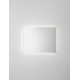 Silver Aluminium & Glass LED 48Watt 220-240Volt 978Lm IP44 4000K Touch Switch No Frosting L:60 W:3.5 H:80 cm 