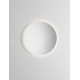 Silver Aluminium & Glass LED 33Watt 220-240Volt 780Lm IP44 4000K Touch Switch No Frosting D:60 W:3 cm 
