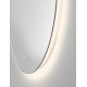 Silver Aluminium & Glass LED 33Watt 220-240Volt 780Lm IP44 4000K Touch Switch No Frosting D:60 W:3 cm 