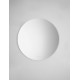 Silver Aluminium & Glass LED 42Watt 220-240Volt 912Lm IP44 4000K Touch Switch No Frosting D:80 W:3 cm 