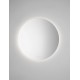 Silver Aluminium & Glass LED 42Watt 220-240Volt 912Lm IP44 4000K Touch Switch No Frosting D:80 W:3 cm 