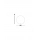 Silver Aluminium & Glass LED 42Watt 220-240Volt 912Lm IP44 4000K Touch Switch No Frosting D:80 W:3 cm 