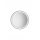 Sandy Black & Inner White Aluminium & Glass LED 20Watt 220-240Volt 682Lm IP44 4000K Touch Switch No Frosting D:60 W:3.5 cm 