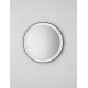 Sandy Black & Inner White Aluminium & Glass LED 20Watt 220-240Volt 682Lm IP44 4000K Touch Switch No Frosting D:60 W:3.5 cm 