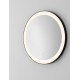 Sandy Black & Inner White Aluminium & Glass LED 20Watt 220-240Volt 682Lm IP44 4000K Touch Switch No Frosting D:60 W:3.5 cm 