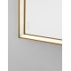 Anodized Gold Aluminium & Glass LED 38Watt 220-240Volt 2488Lm IP44 4000K Touch Switch No Frosting L:60 W:5.5 H:80 cm 