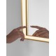 Anodized Gold Aluminium & Glass LED 49Watt 220-240Volt 2556Lm IP44 4000K Touch Switch No Frosting L:70 W:5.5 H:120 cm 