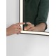 Anodized Black Aluminium & Glass LED 48Watt 220-240Volt 1648Lm Touch Switch No Frosting IP44 4000K L:70 W:5.5 H:120 cm 
