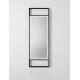 Anodized Black Aluminium & Glass LED 37Watt 220-240Volt 385Lm IP44 4000K Touch Switch No Frosting L:40 W:5 H:120 cm 