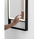 Anodized Black Aluminium & Glass LED 37Watt 220-240Volt 385Lm IP44 4000K Touch Switch No Frosting L:40 W:5 H:120 cm 