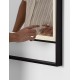 Anodized Black Aluminium & Glass LED 41Watt 220-240Volt 426Lm IP44 4000K Touch Switch No Frosting L:60 W:5 H:106 cm 