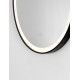 Sandy Black Steel & Glass & Black Strap LED 29Watt 220-240Volt 701Lm IP44 4000K Touch Switch No Frosting D:64 W:4 H:85 cm 