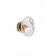 Antique Brass, Gold Metal & Blown Clear Glass LED G9 1x5 Watt 100-240 Volt IP20 bulb excluded D: 17 H: 12 cm 