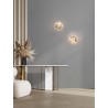 Antique Brass, Gold Metal & Blown Clear Glass LED G9 1x5 Watt 100-240 Volt IP20 bulb excluded D: 22 H: 14 cm