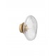 Antique Brass, Gold Metal & Blown Clear Glass LED G9 1x5 Watt 100-240 Volt IP20 bulb excluded D: 22 H: 14 cm 