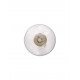 Antique Brass, Gold Metal & Blown Clear Glass LED G9 1x5 Watt 100-240 Volt IP20 bulb excluded D: 22 H: 14 cm 