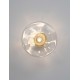 Antique Brass, Gold Metal & Blown Clear Glass LED G9 1x5 Watt 100-240 Volt IP20 bulb excluded D: 22 H: 14 cm 