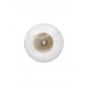 Antique Brass, Gold Metal & Blown Clear Glass LED G9 1x5 Watt 100-240 Volt IP20 bulb excluded D: 26 H: 14,6 cm 