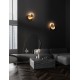 Gold Leaf Aluminium LED 6 Watt 220-240 Volt 420Lm 3000K IP20 D:20 W:13,5 H:20cm 
