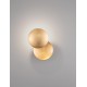 Gold Leaf Aluminium LED 6 Watt 220-240 Volt 420Lm 3000K IP20 D:20 W:13,5 H:20cm 