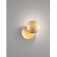 Gold Leaf Aluminium LED 6 Watt 220-240 Volt 420Lm 3000K IP20 D:20 W:13,5 H:20cm 