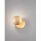 Gold Leaf Aluminium LED 6 Watt 220-240 Volt 420Lm 3000K IP20 D:20 W:13,5 H:20cm 