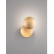 Gold Leaf Aluminium LED 6 Watt 220-240 Volt 420Lm 3000K IP20 D:20 W:13,5 H:20cm 