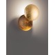 Gold Leaf Aluminium LED 6 Watt 220-240 Volt 420Lm 3000K IP20 D:20 W:13,5 H:20cm 