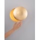 Gold Leaf Aluminium LED 6 Watt 220-240 Volt 420Lm 3000K IP20 D:20 W:13,5 H:20cm 