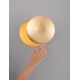 Gold Leaf Aluminium LED 6 Watt 220-240 Volt 420Lm 3000K IP20 D:20 W:13,5 H:20cm 