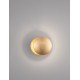 Gold Leaf Aluminium LED 6 Watt 220-240 Volt 420Lm 3000K IP20 D:20 W:13,5 H:20cm 