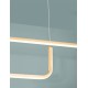 Triac Dimmable Brass Gold Aluminium LED 40 Watt 230 Volt 2856Lm 3000K IP20 L:150 H:120cm 
