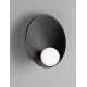 Sandy Black Steel & Opal Glass LED G9 1x5 Watt 100-240 Volt IP20 Bulb Excluded D:23 W:12 H:23cm 