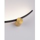 Gold Aluminium Base & Sandy Black Arm LED 14 Watt 220-240 Volt 880Lm 3000K IP20 L:62,5 W:6 H:14,5cm 