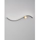 Gold Aluminium Base & Sandy Black Arm LED 14 Watt 220-240 Volt 880Lm 3000K IP20 L:65 W:6 H:13 cm 