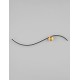 Gold Aluminium Base & Sandy Black Arm LED 14 Watt 220-240 Volt 880Lm 3000K IP20 L:65 W:6 H:13 cm 