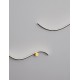 Gold Aluminium Base & Sandy Black Arm LED 14 Watt 220-240 Volt 880Lm 3000K IP20 L:65 W:6 H:13 cm 