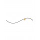 Gold Aluminium Base & Sandy Black Arm LED 20 Watt 220-240 Volt 1452Lm 3000K IP20 L:102 W:6 H:20 cm 