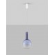 Triac Dimmable Blue Glass Gold Metal White Metal Base LED 6 Watt 220-240 Volt 754Lm 3000K IP20 D: 25 H: 170 cm 
