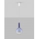 Triac Dimmable Blue Glass Gold Metal White Metal Base LED 6 Watt 220-240 Volt 754Lm 3000K IP20 D: 25 H: 170 cm 